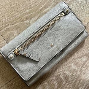 Kate Spade Leather Wallet, grey